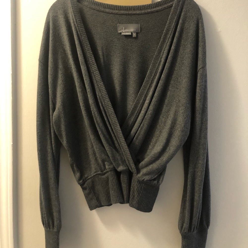 Wrap sweater